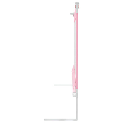 Barra de segurança p/ cama infantil tecido 90x25 cm rosa