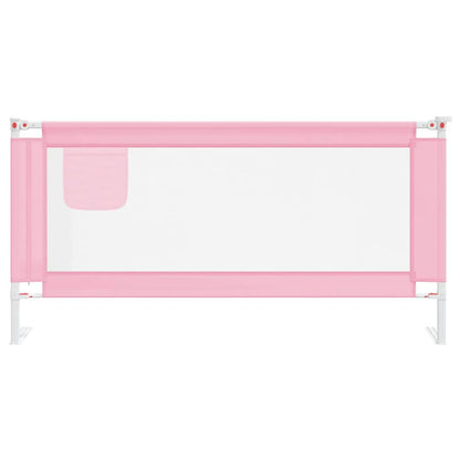 Barra de segurança p/ cama infantil tecido 180x25 cm rosa