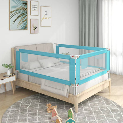 Barra de segurança p/ cama infantil tecido 140x25 cm azul