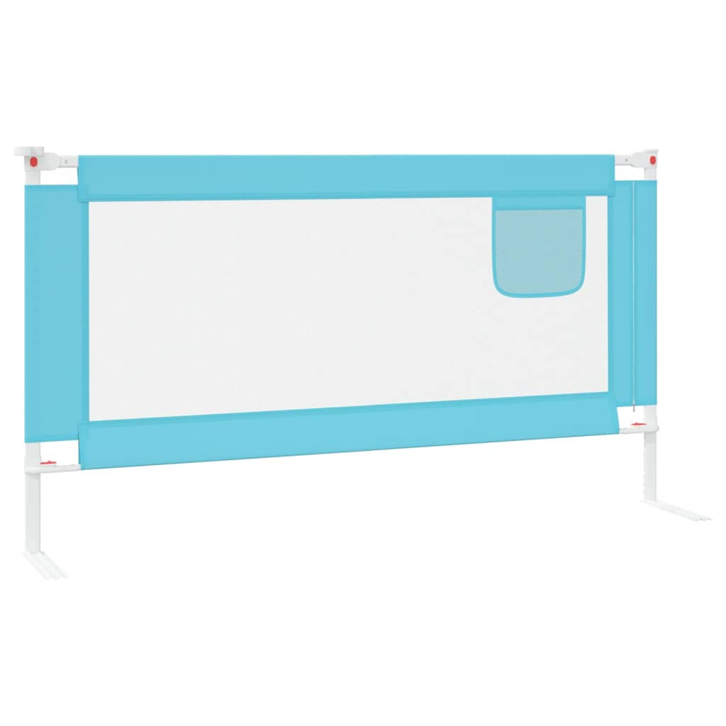 Barra de segurança p/ cama infantil tecido 160x25 cm azul