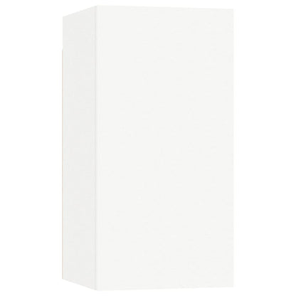 Móveis de TV 2 pcs 30,5x30x60 cm contraplacado branco