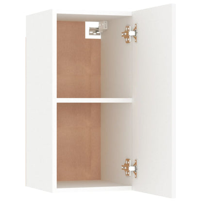 Móveis de TV 2 pcs 30,5x30x60 cm contraplacado branco