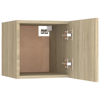 Móveis de TV de parede 2 pcs 30,5x30x30 cm carvalho sonoma