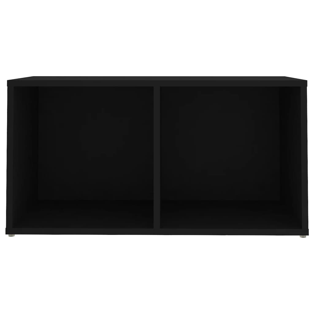 Móvel de TV 72x35x36,5 cm contraplacado preto