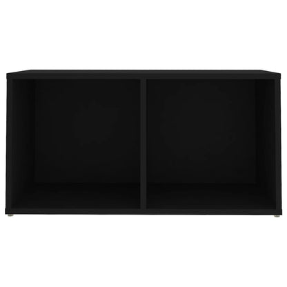 Móvel de TV 72x35x36,5 cm contraplacado preto