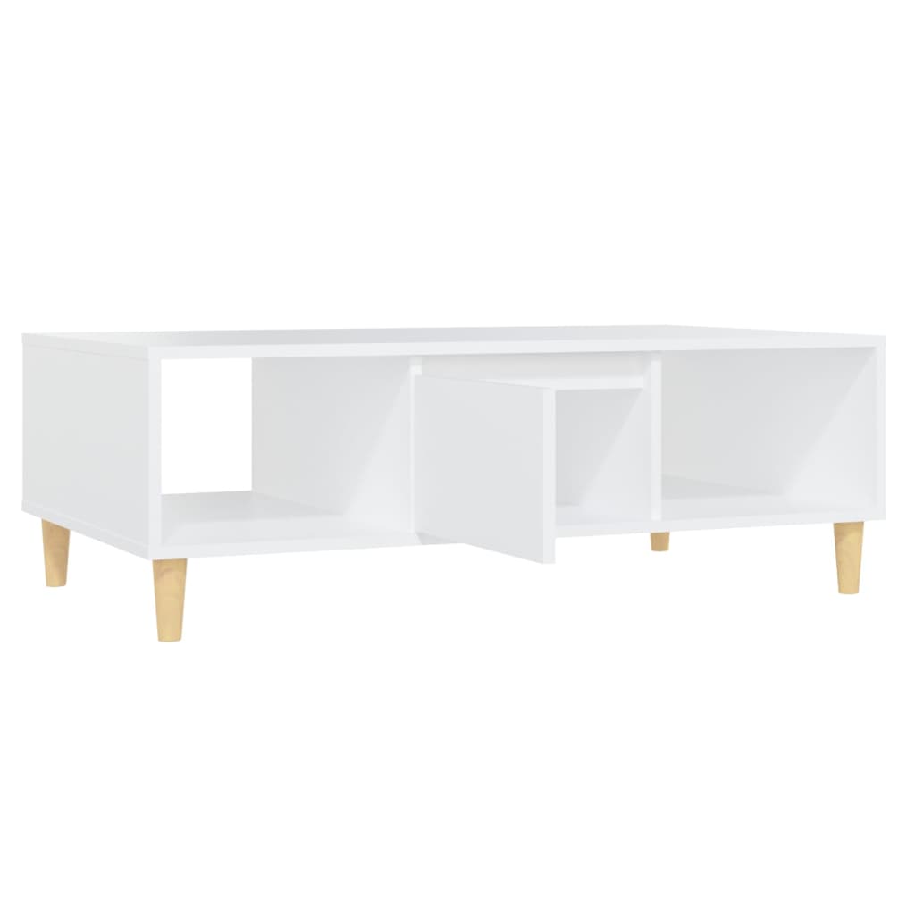 Mesa de centro 103,5x60x35 cm contraplacado branco