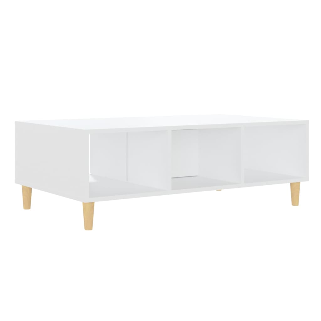 Mesa de centro 103,5x60x35 cm contraplacado branco