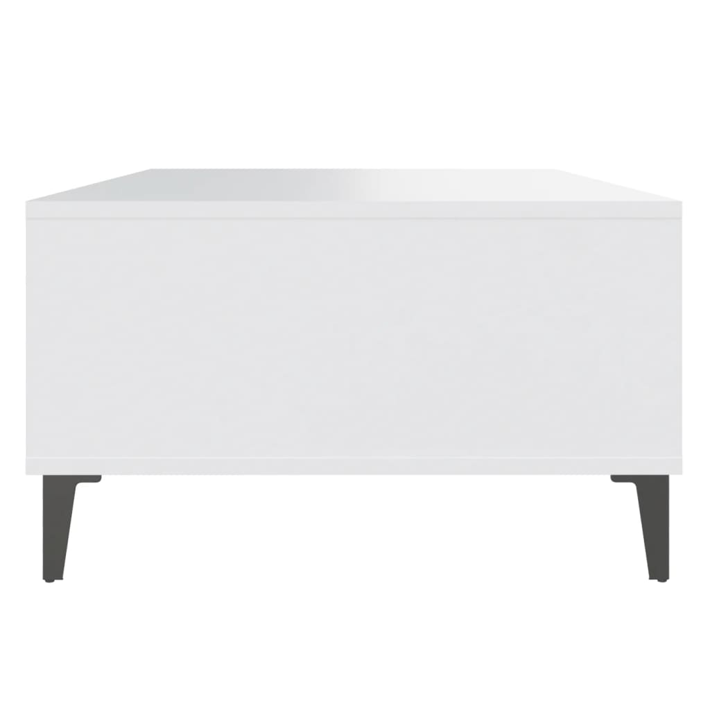 Mesa de centro 103,5x60x35 cm contraplacado branco