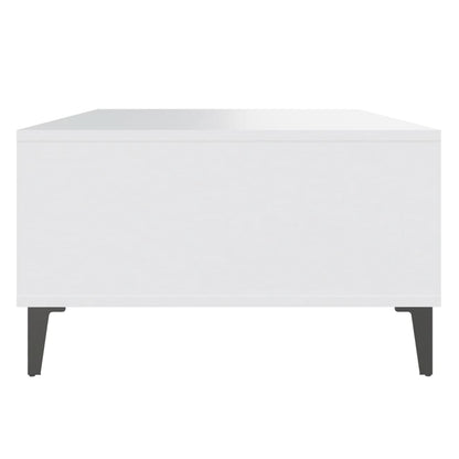 Mesa de centro 103,5x60x35 cm contraplacado branco