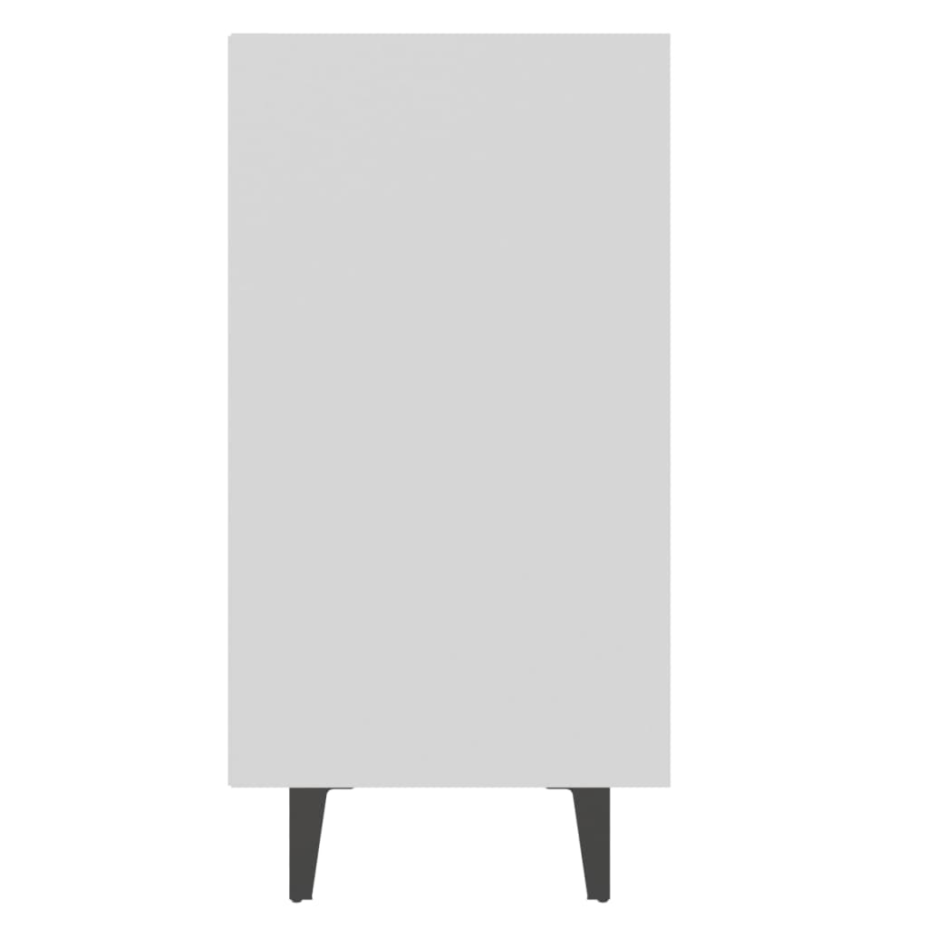 Aparador Lotiv - Cor Branco -  Com 6 Prateleiras - 103,5x35x70 cm - Design Moderno