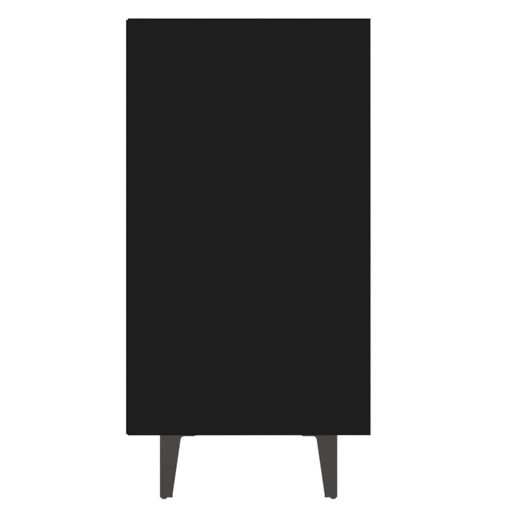 Aparador Lotiv - Cor Preto -  Com 6 Prateleiras - 103,5x35x70 cm - Design Moderno