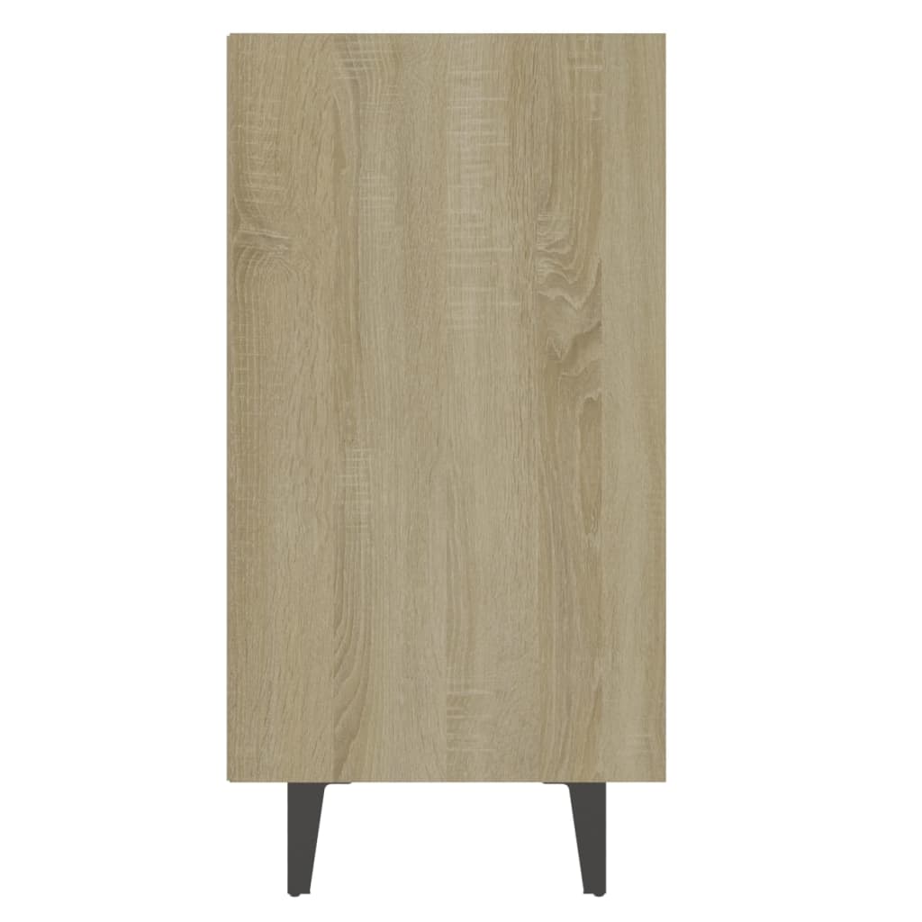 Aparador Lotiv - Cor Carvalho Sonoma -  Com 6 Prateleiras - 103,5x35x70 cm - Design Moderno