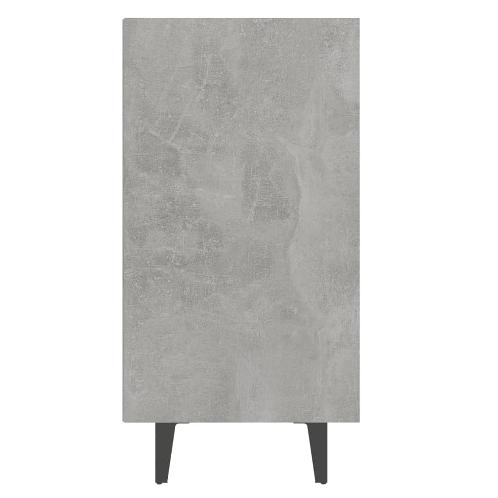 Aparador Lotiv - Cor Cinzento Cimento -  Com 6 Prateleiras - 103,5x35x70 cm - Design Moderno