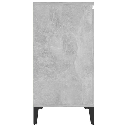 Aparador Ayla - Cor Cinzento Cimento - Com 2 Gavetas e 2 Portas - 104x35x70 cm- Design Moderno