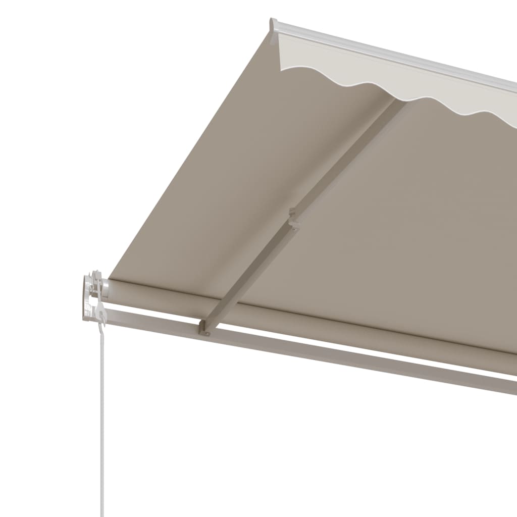 Toldo retrátil automático 350x250 cm creme