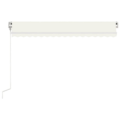 Toldo retrátil automático 450x300 cm cor creme