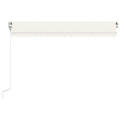 Toldo retrátil automático 400x350 cm creme