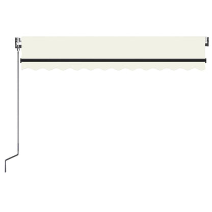 Toldo retrátil automático 350x250 cm creme