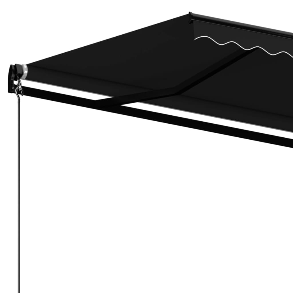 Toldo retrátil manual 400x350 cm antracite