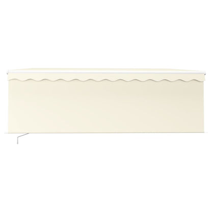 Toldo retrátil manual com estore 4,5x3 m cor creme