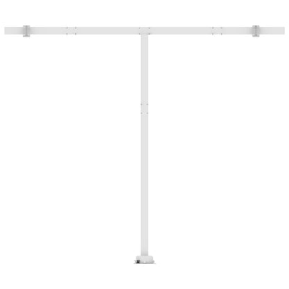 Toldo retrátil manual independente 300x250 cm azul e branco