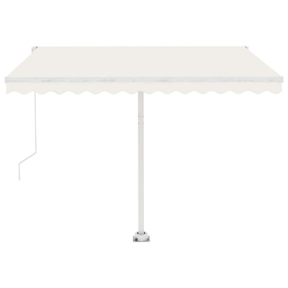 Toldo automático independente 300x250 cm cor creme