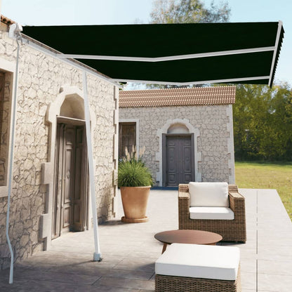 Toldo retrátil manual independente 350x250 cm antracite