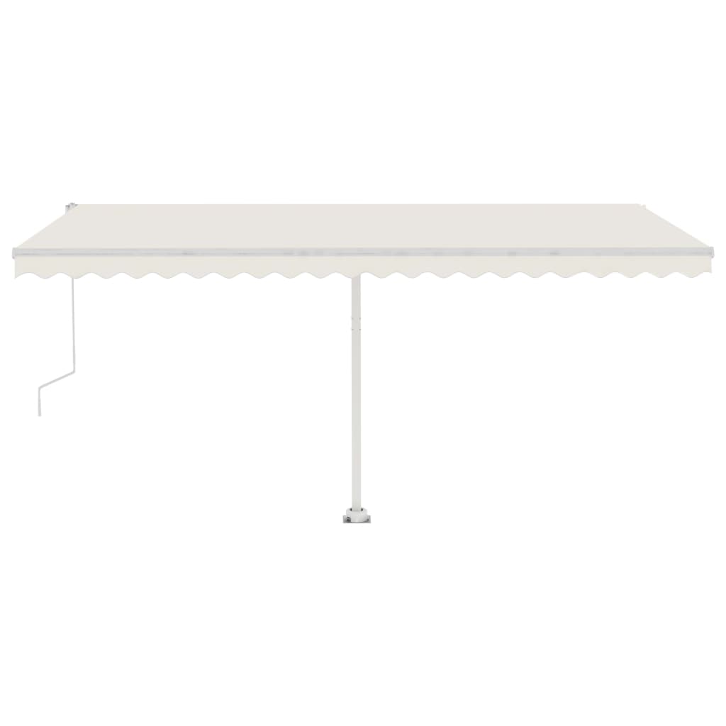 Toldo automático independente 500x300 cm cor creme