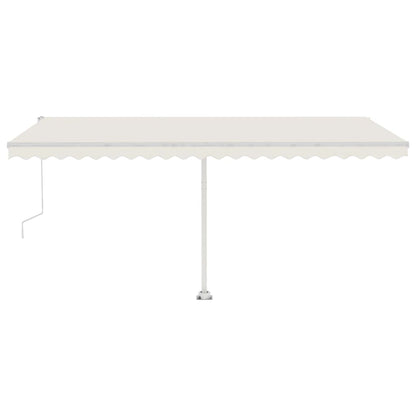 Toldo automático independente 500x300 cm cor creme