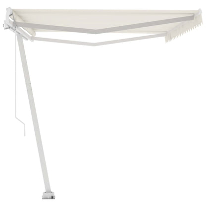 Toldo automático independente 500x300 cm cor creme