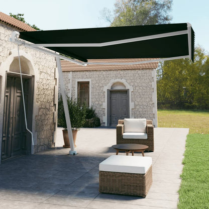 Toldo retrátil manual independente 400x350 cm antracite