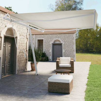 Toldo automático independente 450x350 cm cor creme