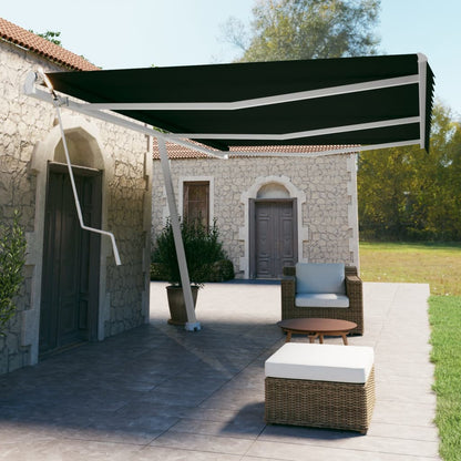 Toldo automático independente 600x350 cm antracite