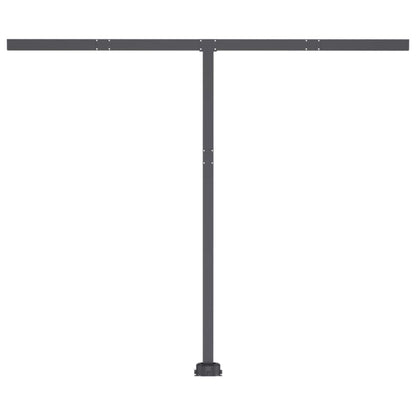 Toldo automático com LED e sensor de vento 300x250 cm antracite