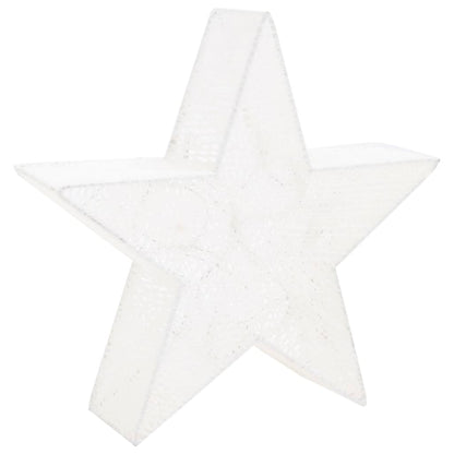 Estrelas de Natal com luzes LED 3 pcs ext./int. arame branco