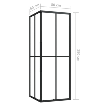 Cabine de duche ESG 80x80x180 cm