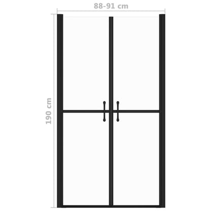 Porta de duche ESG transparente (88-91)x190 cm