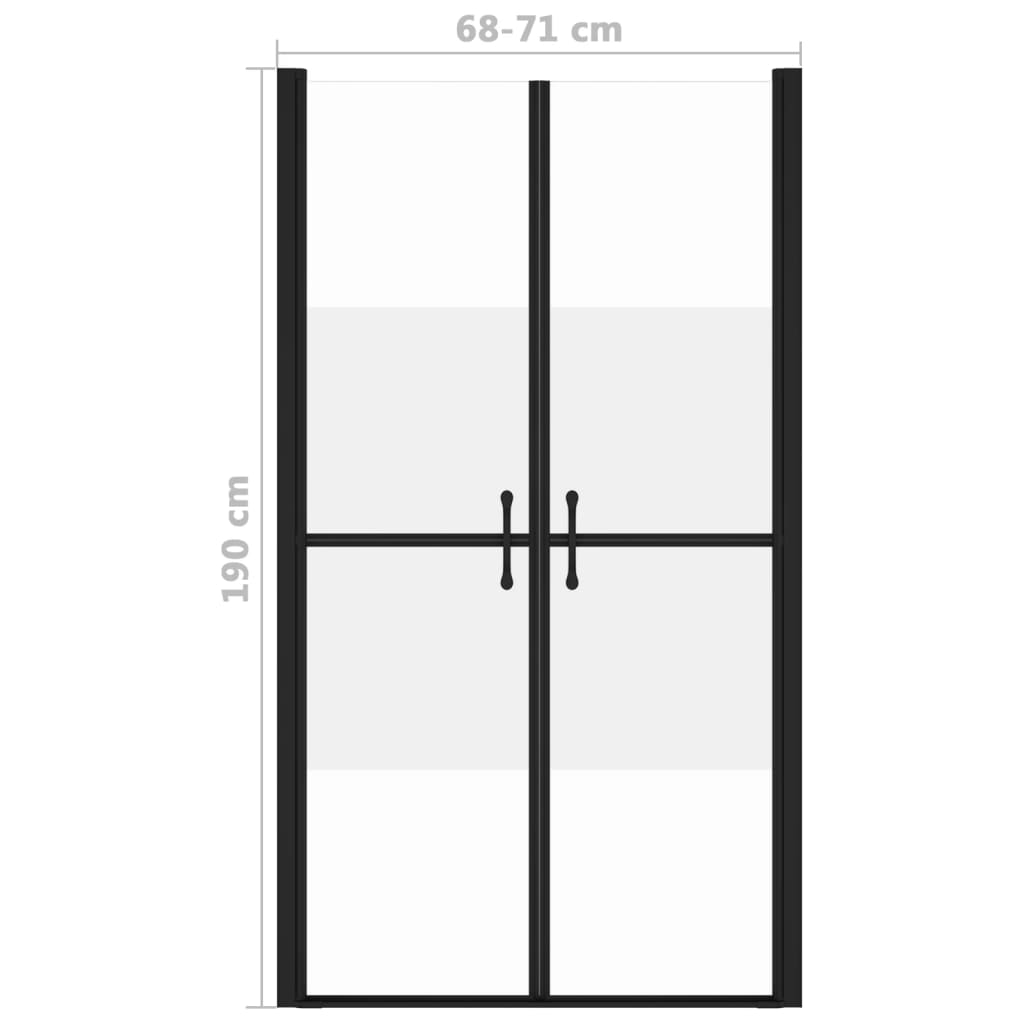 Porta de duche ESG meio opaco (68-71)x190 cm