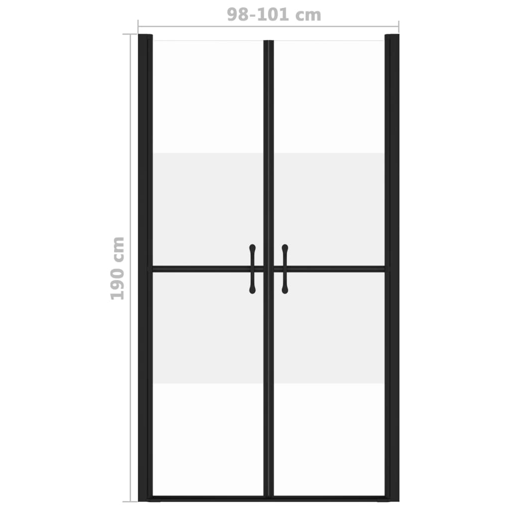 Porta de duche ESG meio opaco (98-101)x190 cm