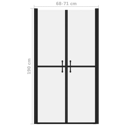 Porta de duche ESG opaco (68-71)x190 cm