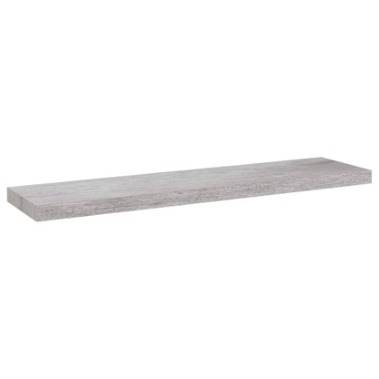 Prateleiras de parede 2 pcs 90x23,5x3,8cm MDF cinzento-cimento