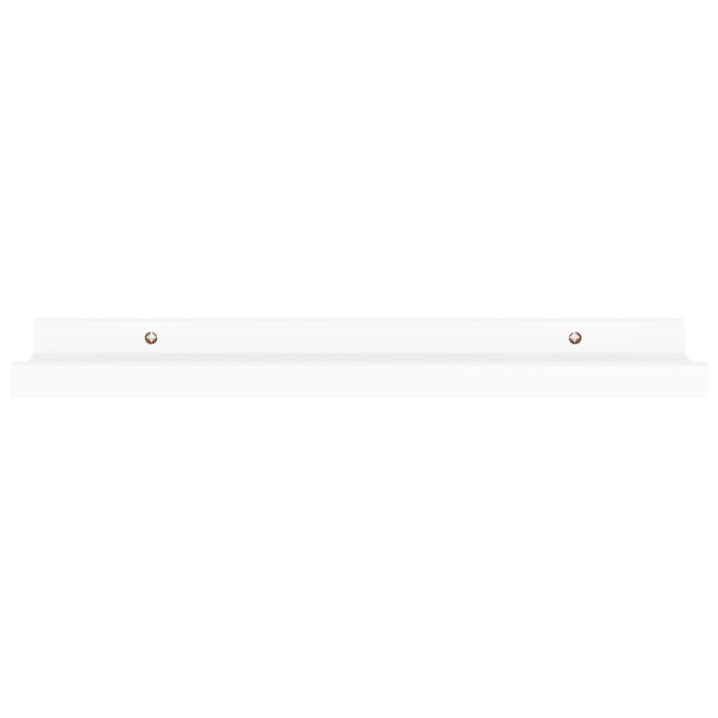 Prateleiras de parede 4 pcs 40x9x3 cm branco