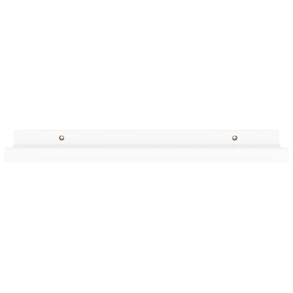 Prateleiras de parede 4 pcs 40x9x3 cm branco