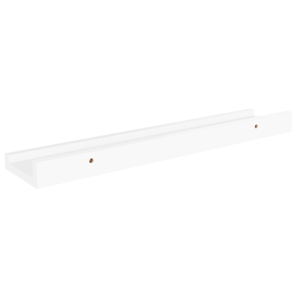 Prateleiras de parede 4 pcs 40x9x3 cm branco