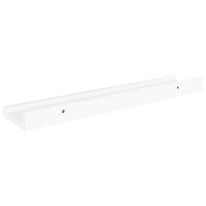 Prateleiras de parede 4 pcs 40x9x3 cm branco