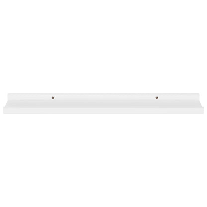 Prateleiras de parede 4 pcs 60x9x3 cm branco