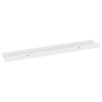 Prateleiras de parede 4 pcs 60x9x3 cm branco