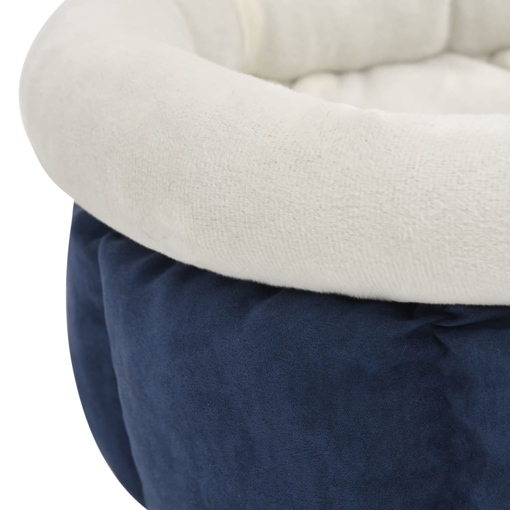 Cama para cães 70x70x26 cm azul