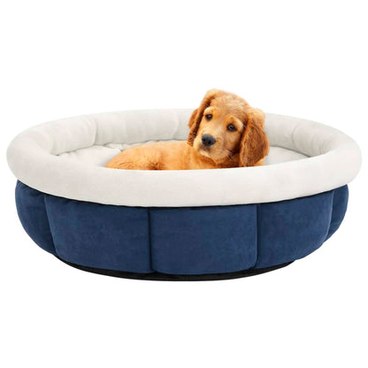 Cama para cães 70x70x26 cm azul