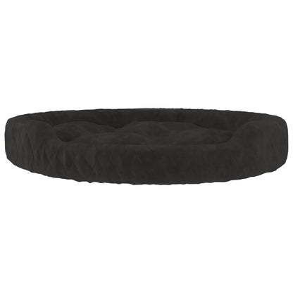 Cama para cães 70x55x23 cm pelúcia preto